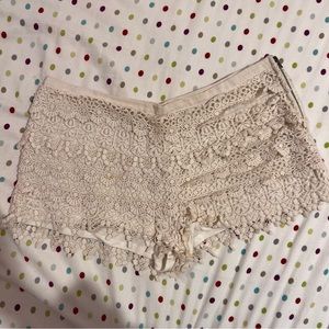 Lace shorts